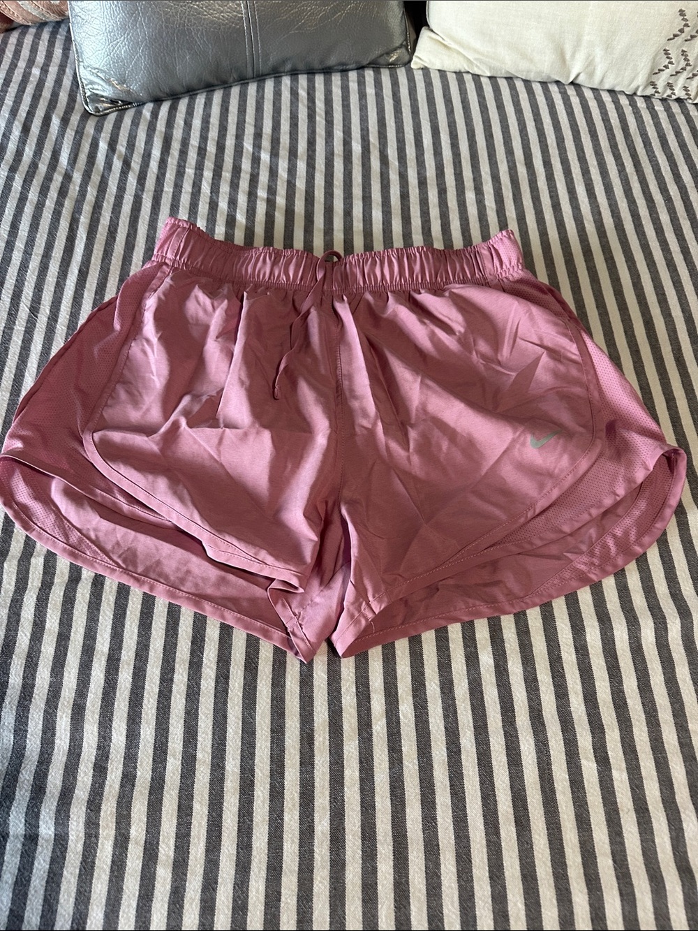 Nike Mauve Pink Women's Athletic Shorts with Drawstring